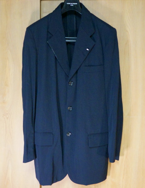 COMME des GARCONS HOMME ジャケット Mサイズ 3ボタン 黒