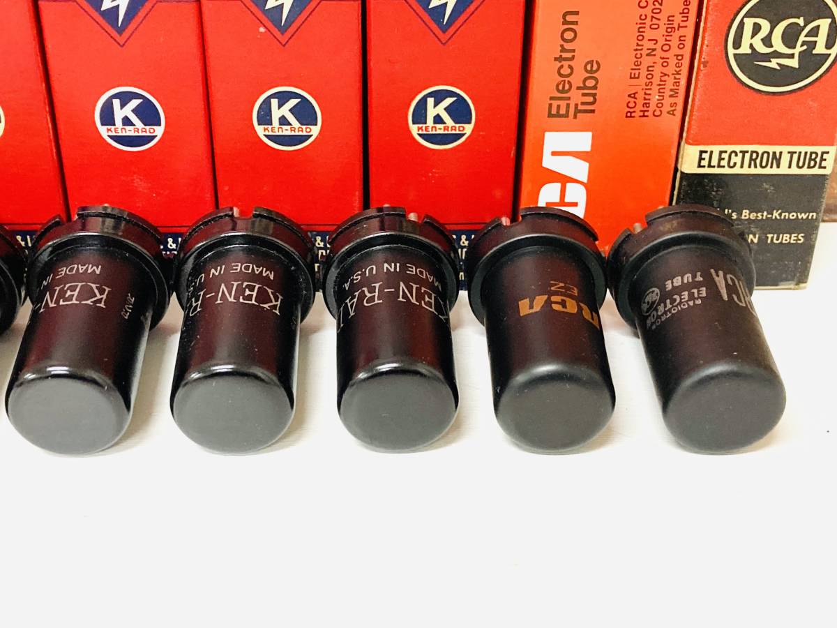 KEN-RAD ケンラッド RCA 真空管 6SQ7 8本 NO.162 NOS KEN-RAD 【公式通販】