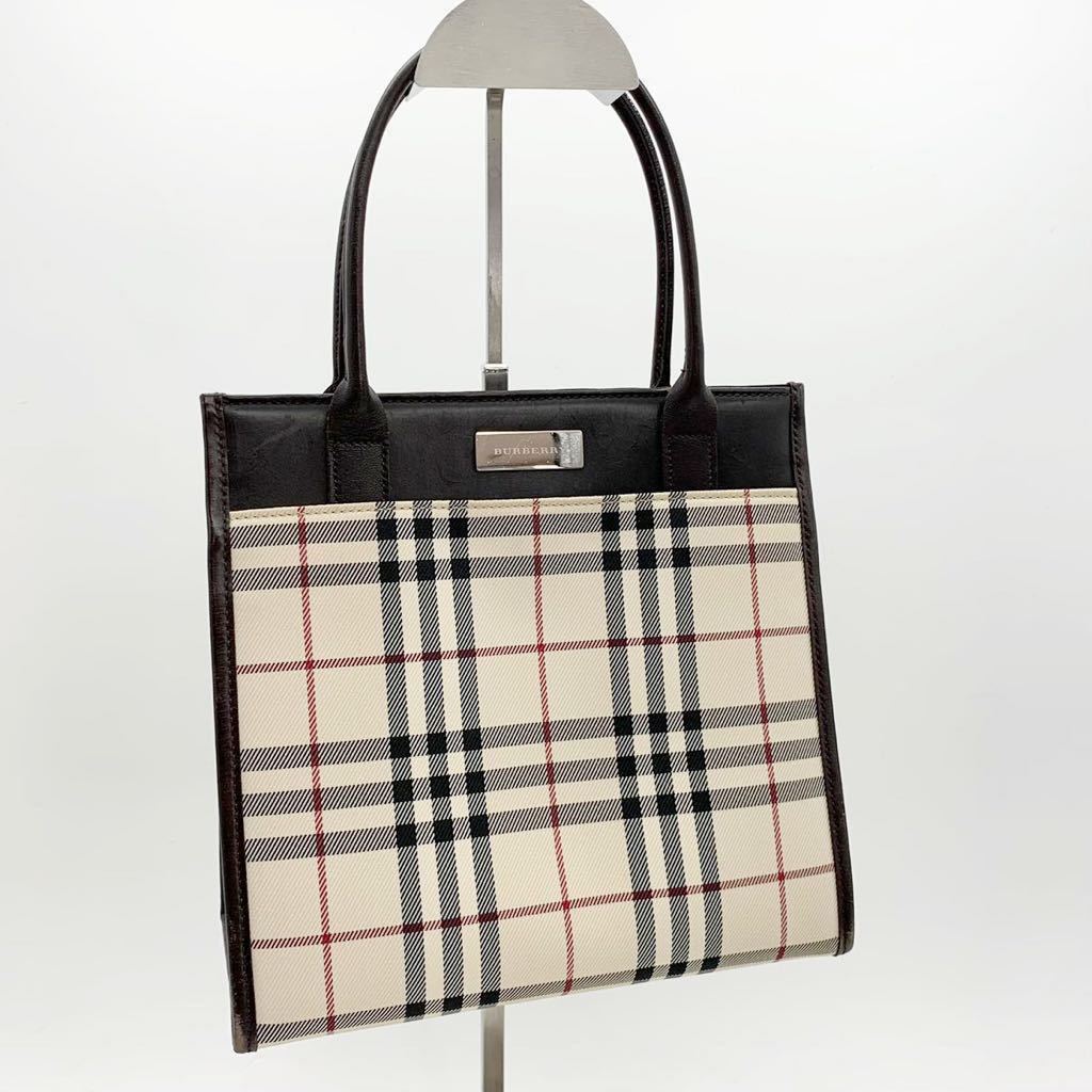  FN7577S 1000円スタート BURBERRY バーバリー ノバチェック トートバッグ ハンドバッグ レザー ベージュ ヴィンテージ 早い者勝ち(トートバッグ)｜売買されたオークション情報、yahooの商品情報を かばん、バッグ