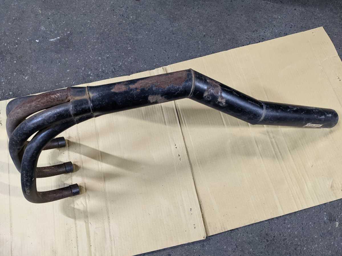 ゼファー400 モリワキショート管 刻印あり エキパイへこみ無し