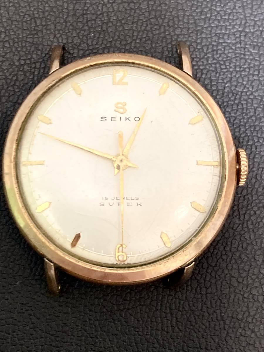 SEIKO　セイコー　手巻き　腕時計　14k filled SEIKO セイコー スーパー SUPER 14K GOLD FILLED Yahoo!オークション