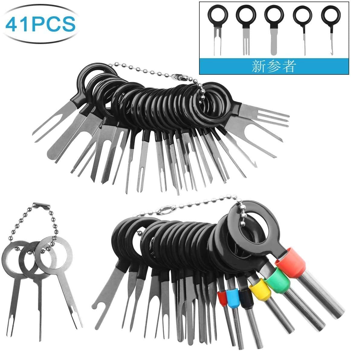 □端子除去ツール コネクターピン抜き カプラー コネクター 配線 端子 外し 抜き 工具 配線コ ネクタエクストラクタプーラーリリ_1