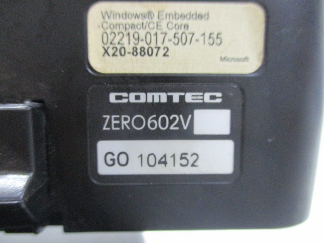 COMTEC コムテック レーダー探知機 ZERO602V 動作確認済み 中古