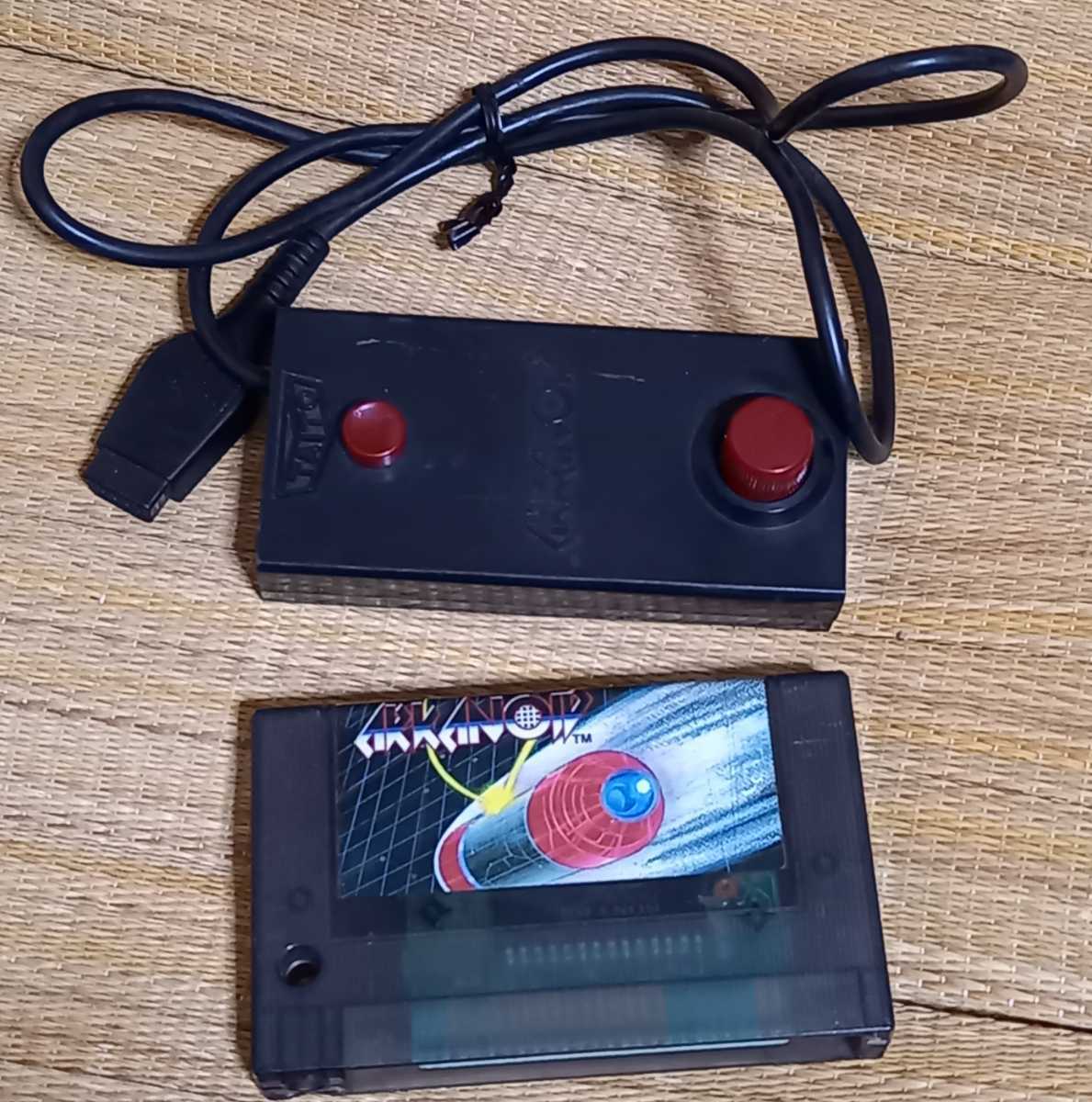 MSX ROM ソフト 箱説無 アルカノイド+専用コントローラー ARKANOID 