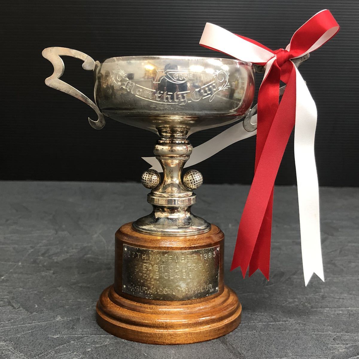 純銀 トロフィー SILVER 約109g pure silver 銀製品 STERLING 地金
