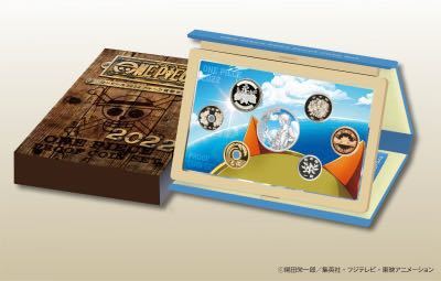 当選　ワンピースプルーフ貨幣セット リーフレット付　未開封、新品　即決 ワンピース プルーフ貨幣セット☆リーフレット付☆当選品☆希少新品 2022年