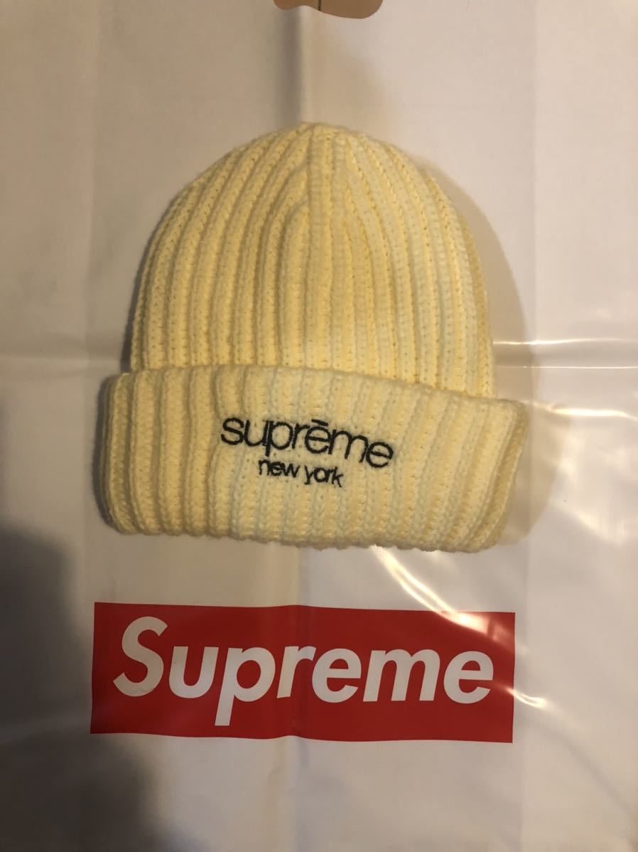 Supreme シュプリーム Ribbed Beanie 22AW ビーニー　classic logo ニット帽　ニットキャップ　クラシック　ロゴ