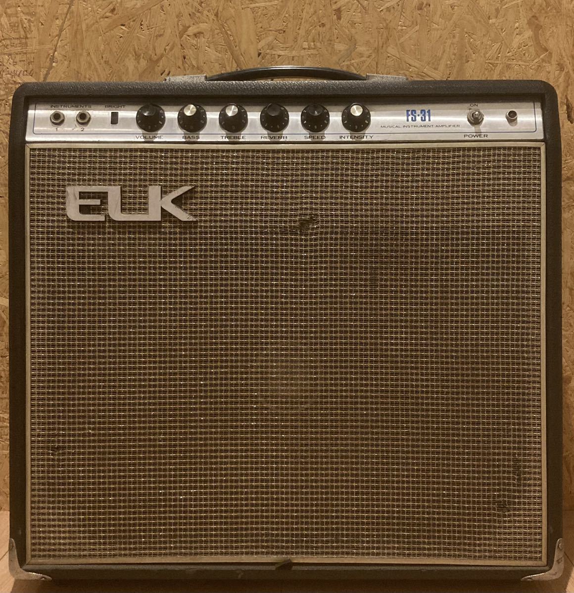 ELK FS-31 エルク 銀パネ期 トランジスタアンプ ジャパンビンテージ 