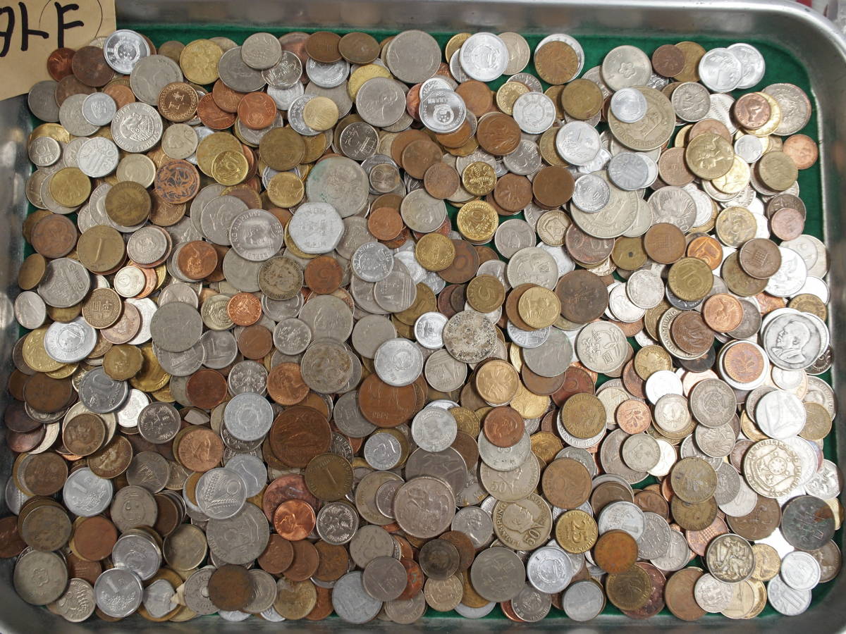 外国の硬貨 いろいろおまとめ約3.0㎏ 大量 F 【公式通販】