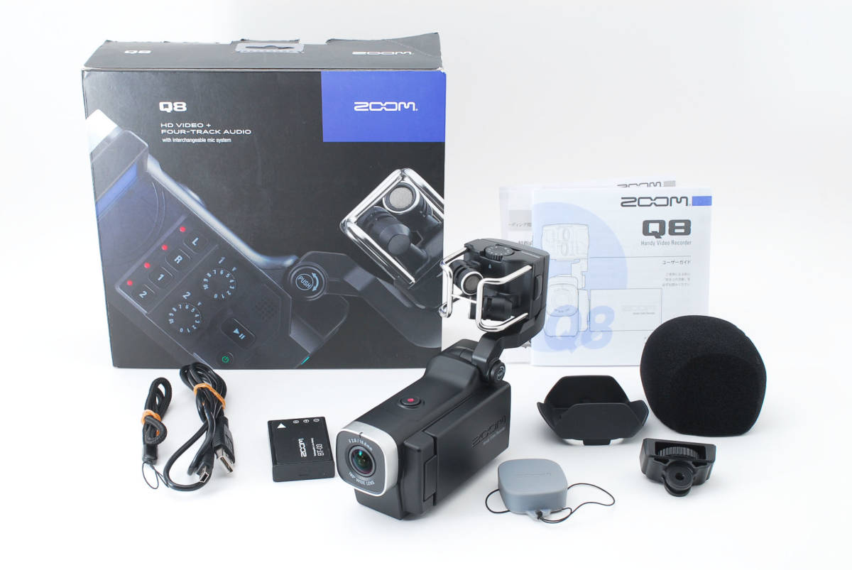 ZOOM ズーム ハンディビデオカメラレコーダー HDビデオ+4トラック