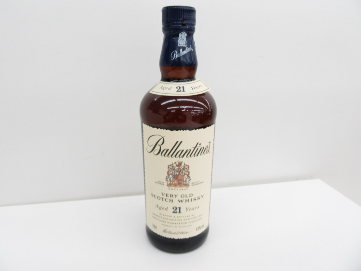 未開栓 ウイスキー Ballantines バランタイン21年 700ml 43％ 箱付