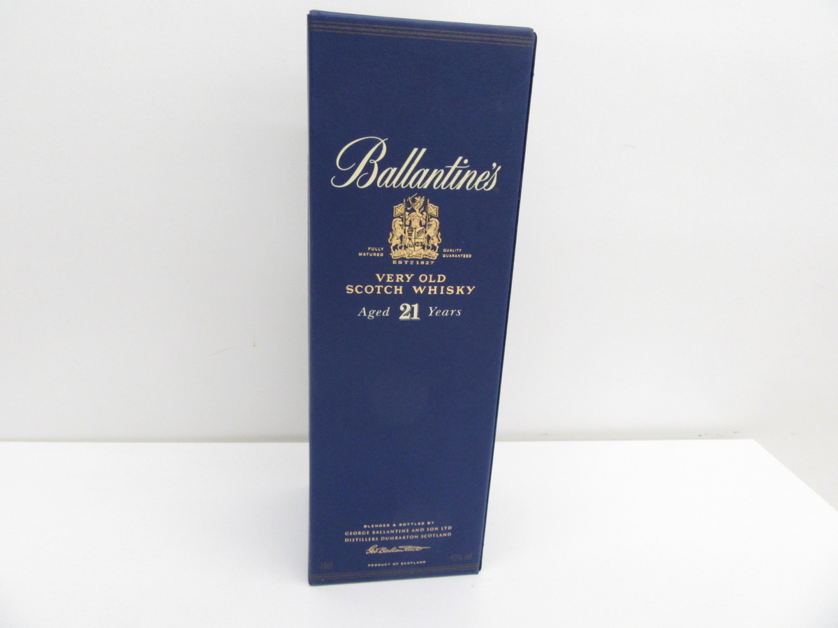 未開栓 ウイスキー Ballantines バランタイン21年 700ml 43％ 箱付