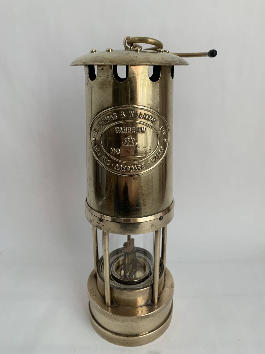 ★希少★E.Thomas & Williams 1986年製 トーマス ウィリアムス カンブリアランタン 真鍮