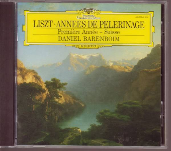 リスト 巡礼の年第１年 スイス バレンボイム【西独盤】 