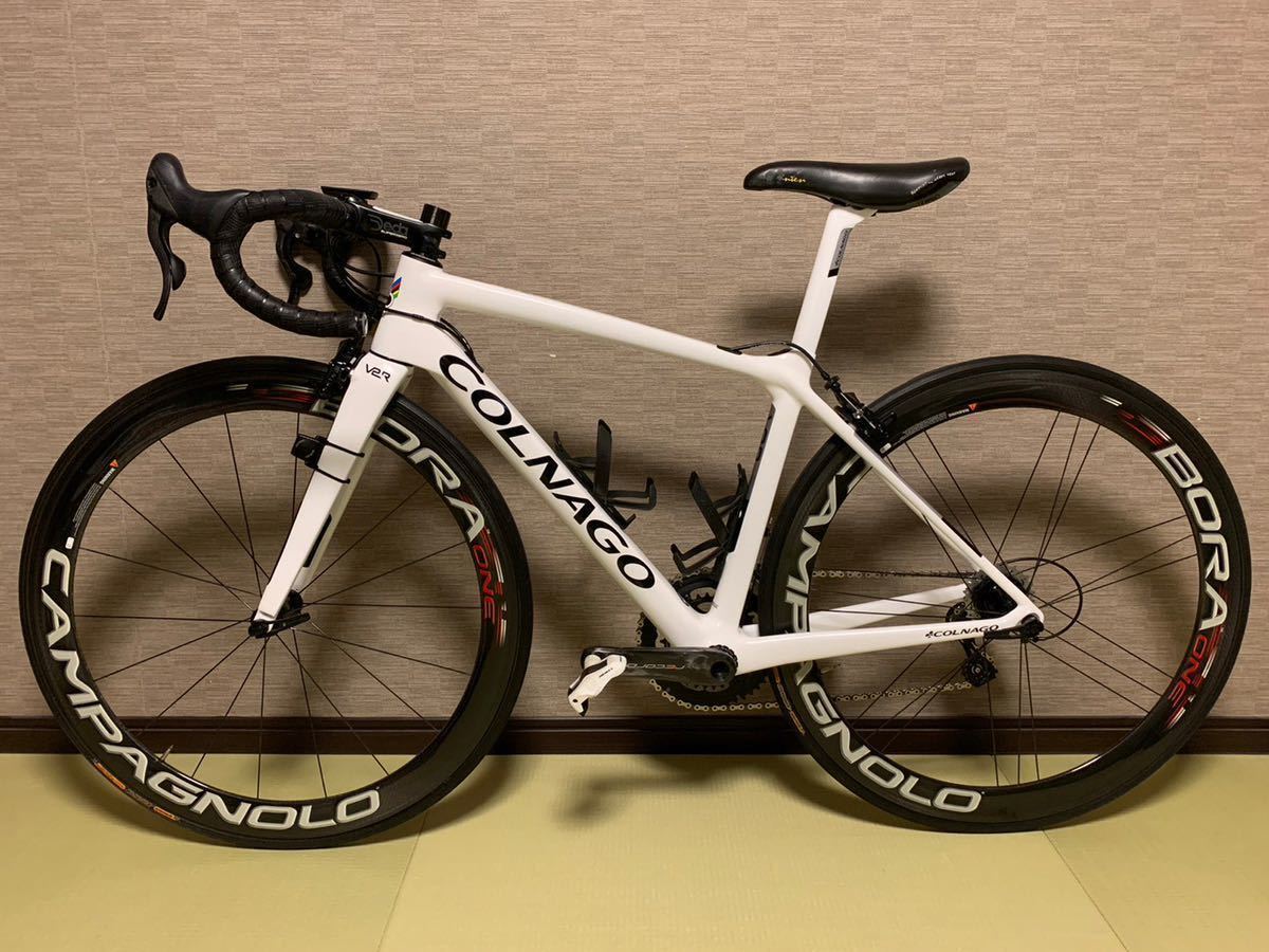 未使用品　Colnago v2-r サイズ500 コルナゴ コルナゴ V2R COLNAGO 超美品(ホイールは使用感有)(440mm未満)｜売買