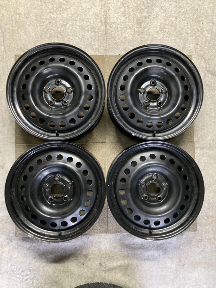 中古 日産純正 T32 エクストレイル 17インチ スチールホイール 7J 5穴