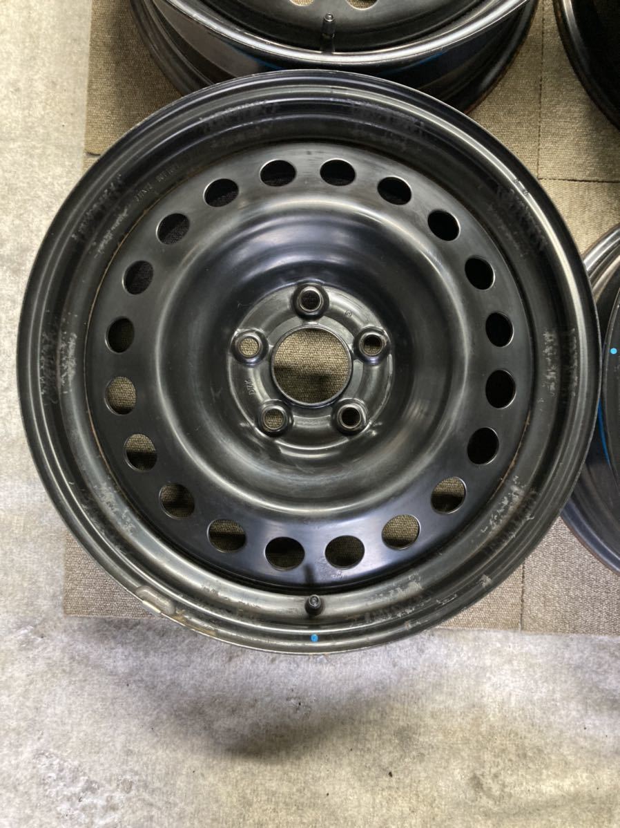 中古 日産純正 T32 エクストレイル 17インチ スチールホイール 7J 5穴