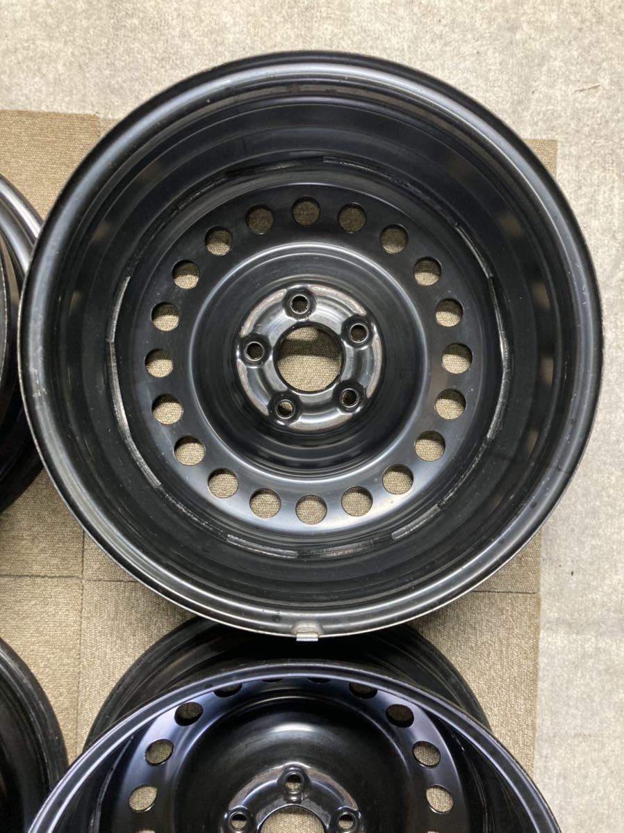 中古 日産純正 T32 エクストレイル 17インチ スチールホイール 7J 5穴