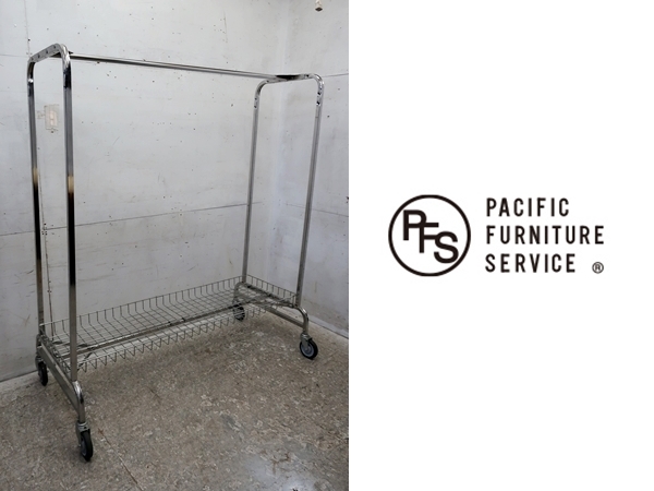 P413 展示品 PFS/パシフィックファニチャー GARMENT RACK R&B Wire Products USA ハンガーラック ...