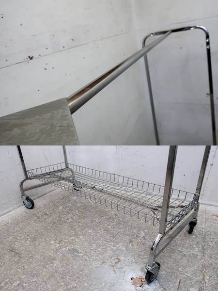 □P413□展示品□PFS/パシフィックファニチャー□GARMENT RACK□R&B