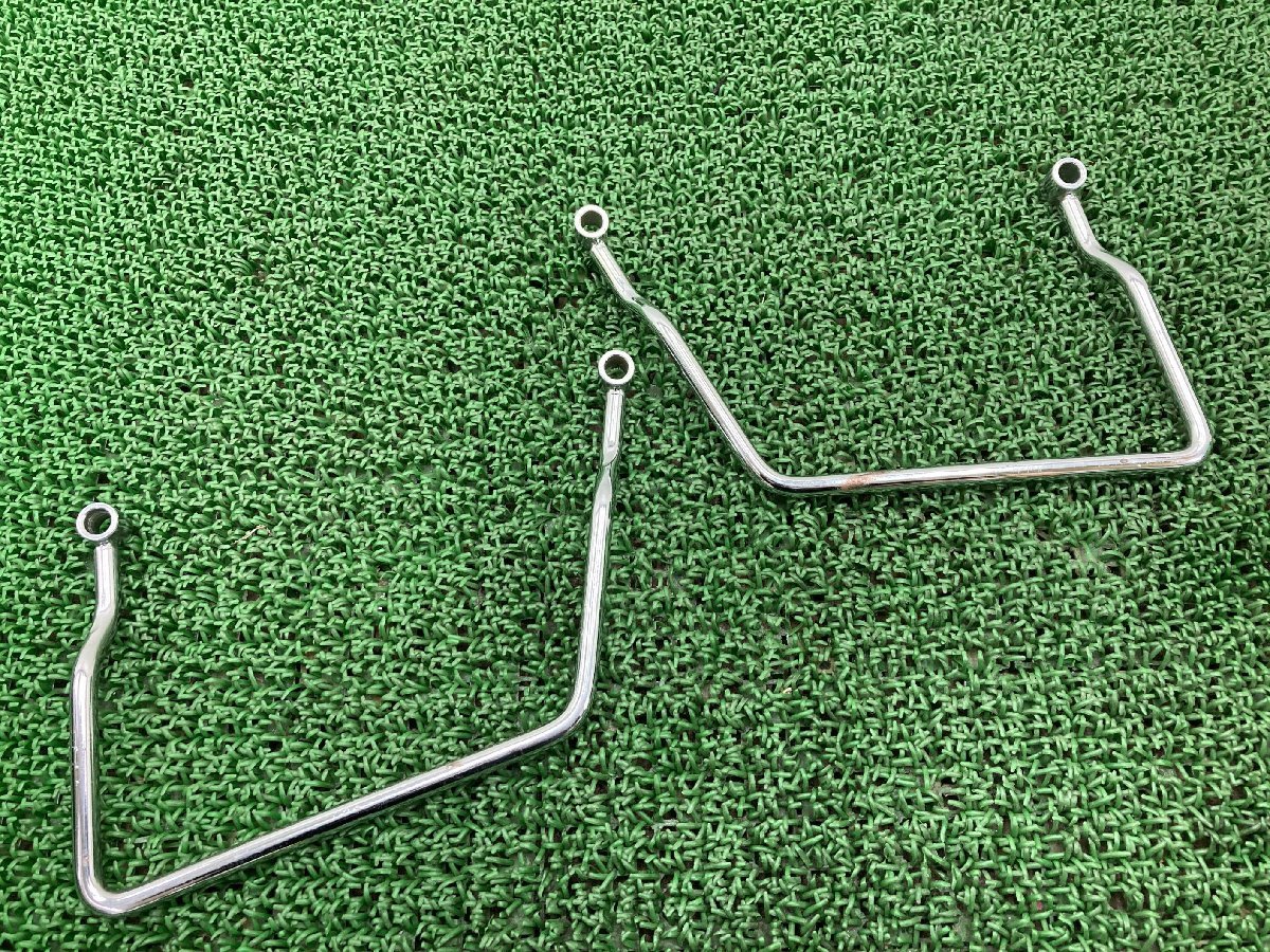 ドラッグスター400クラシック サイドバッグステー 左右 社外 中古 バイク 部品 4TR VH01J サドルバッグサポート 品薄 希少品 曲がり無し