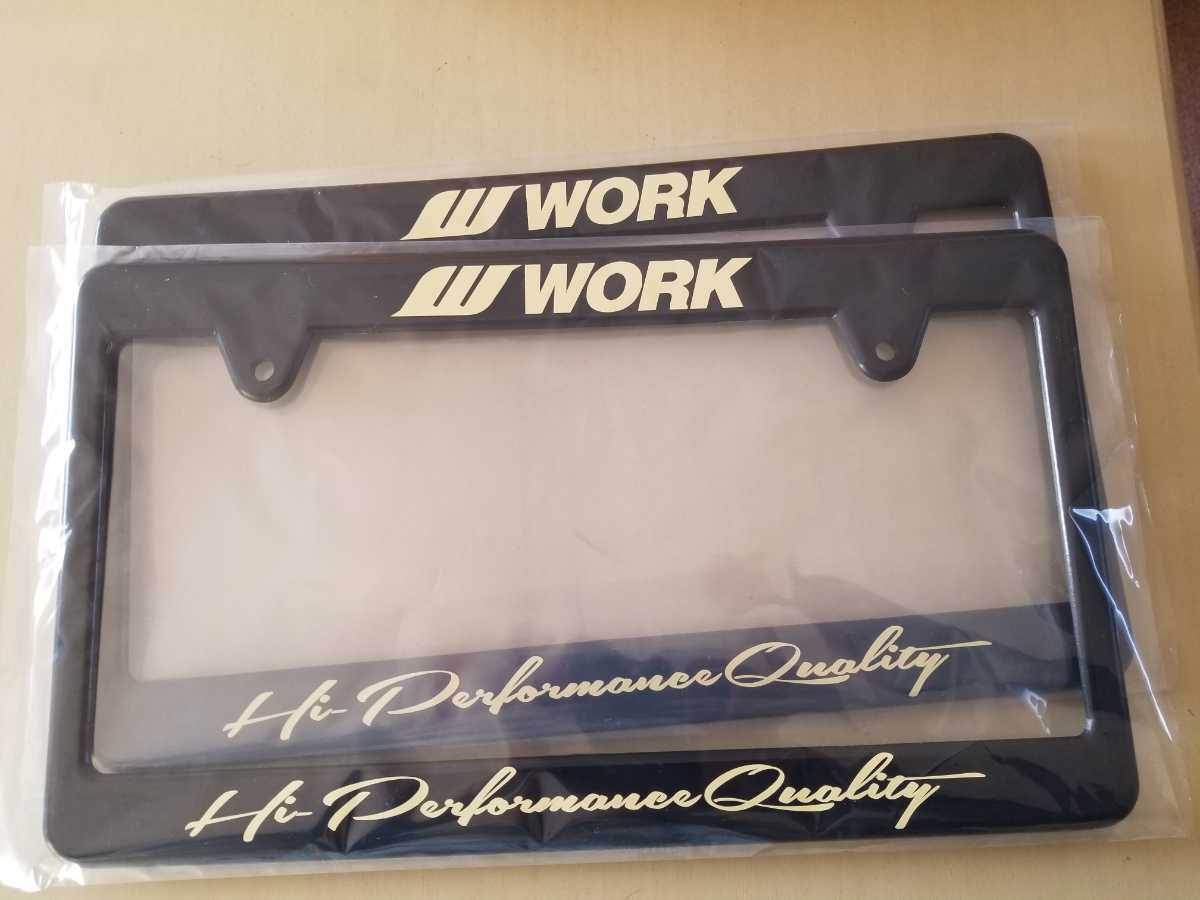 品質保証，正規保証 ２枚組 work ナンバーフレーム スタンス ユーロ jdm usdm(ナンバーフレーム)｜売買されたオークション情報、yahooの商品情報をアーカイブ公開 - オークファン その他