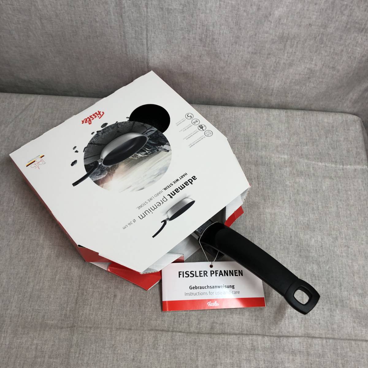 フィスラー (Fissler) フライパン 26cm IH対応 アダマント プレミアム ガス火/IH対応 コーディング 焦げ付かない ノンスティック効果 