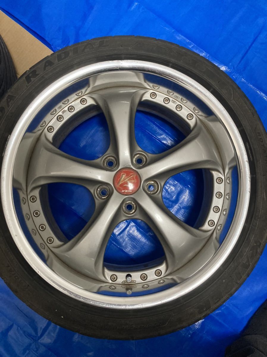 WORK work vskf vs-kf VSKF VS-KF 18インチ 5穴 PCD114.3 オフセット