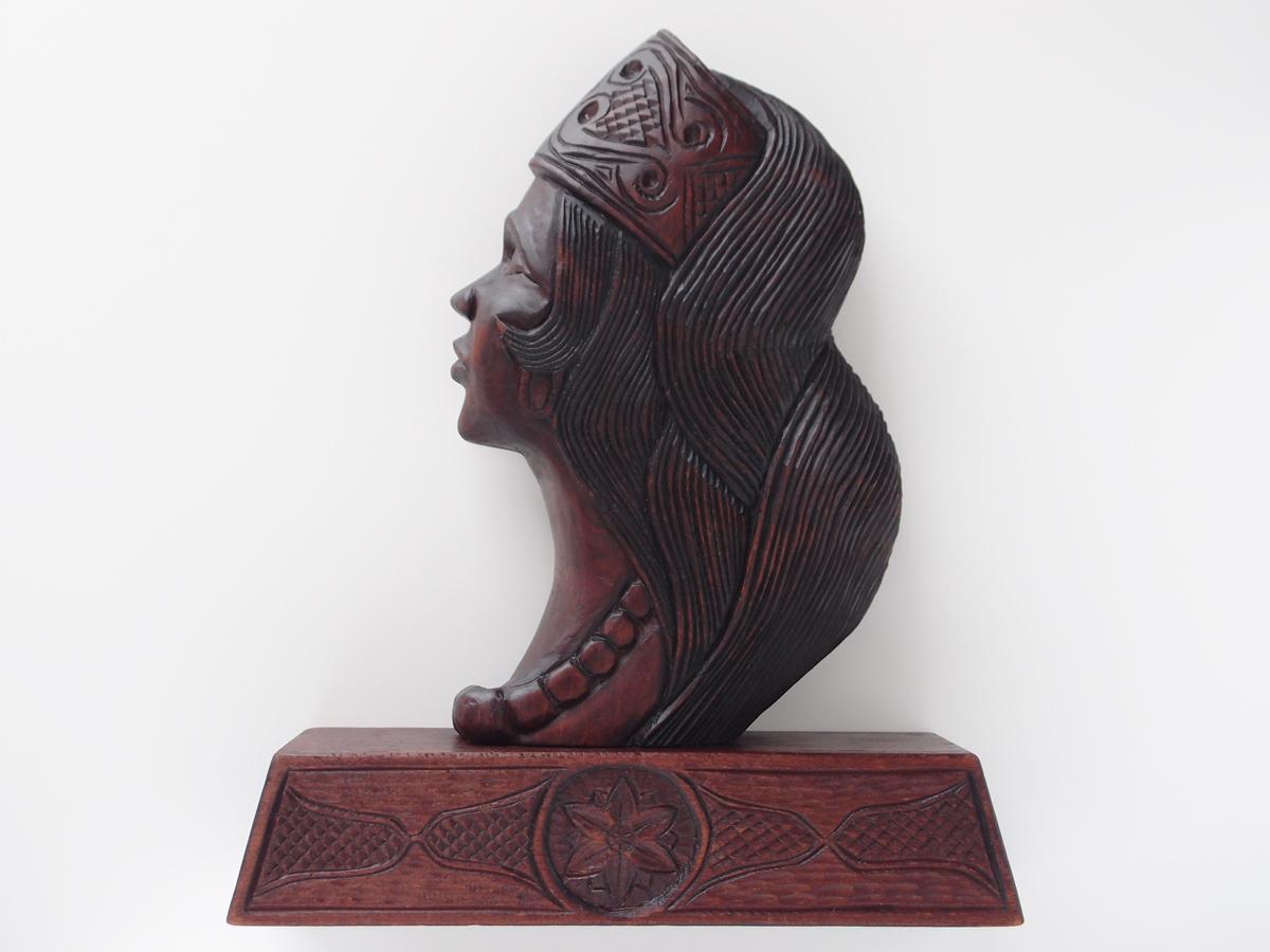 難あり 値下げしました 伝統工芸 軽井沢彫り 桜 彫刻 時代 座卓