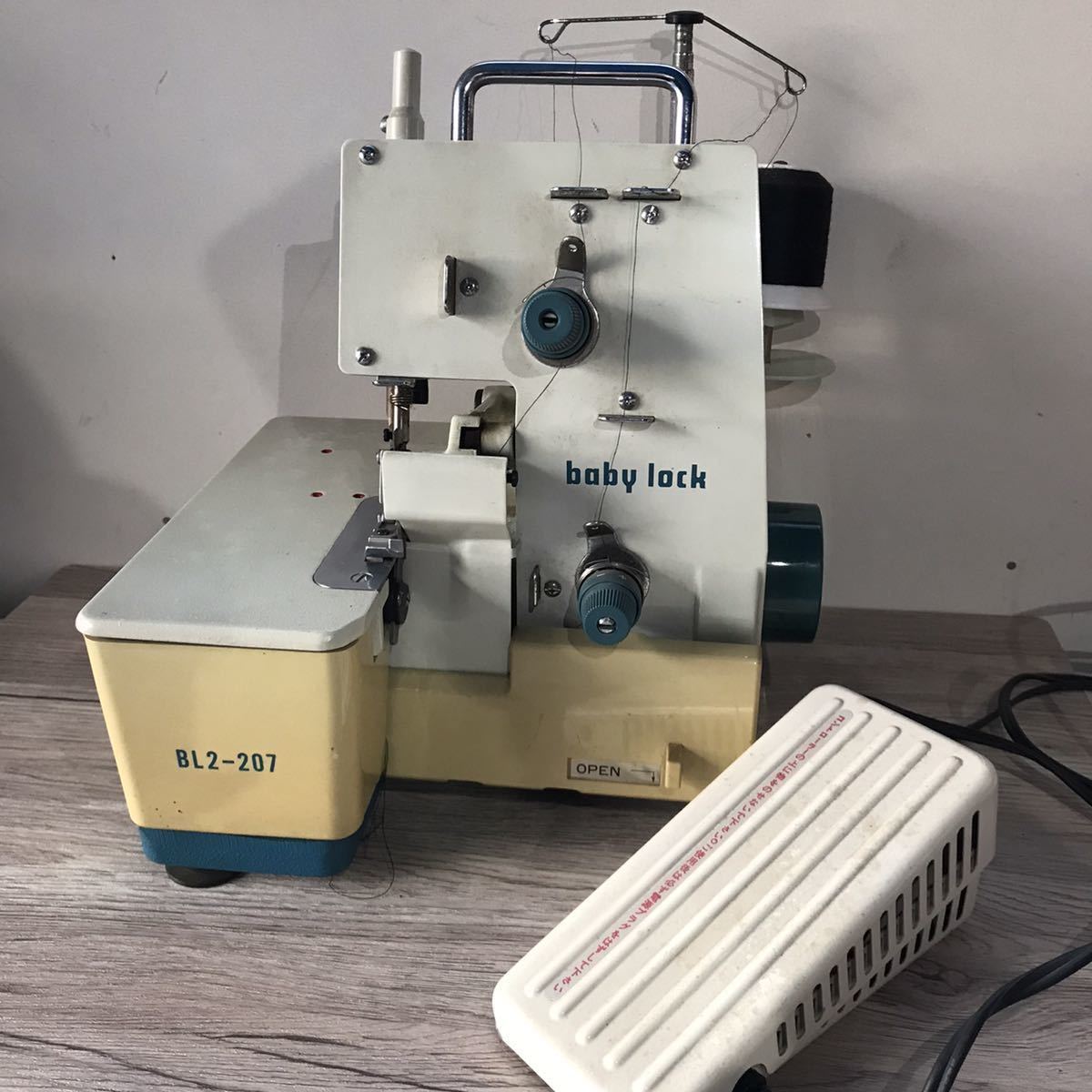 動作確認済みJUKI ジューキ ロックミシン BABY lock ベビーロック 縁 