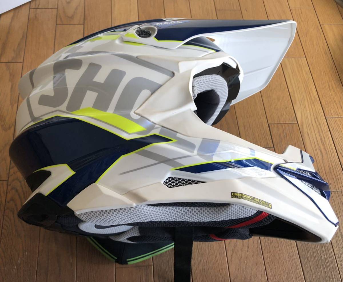 VFX-WR ALLEGIANT TC-3 BLUE／WHITE］ヘルメットSHOEI Lサイズ(Lサイズ