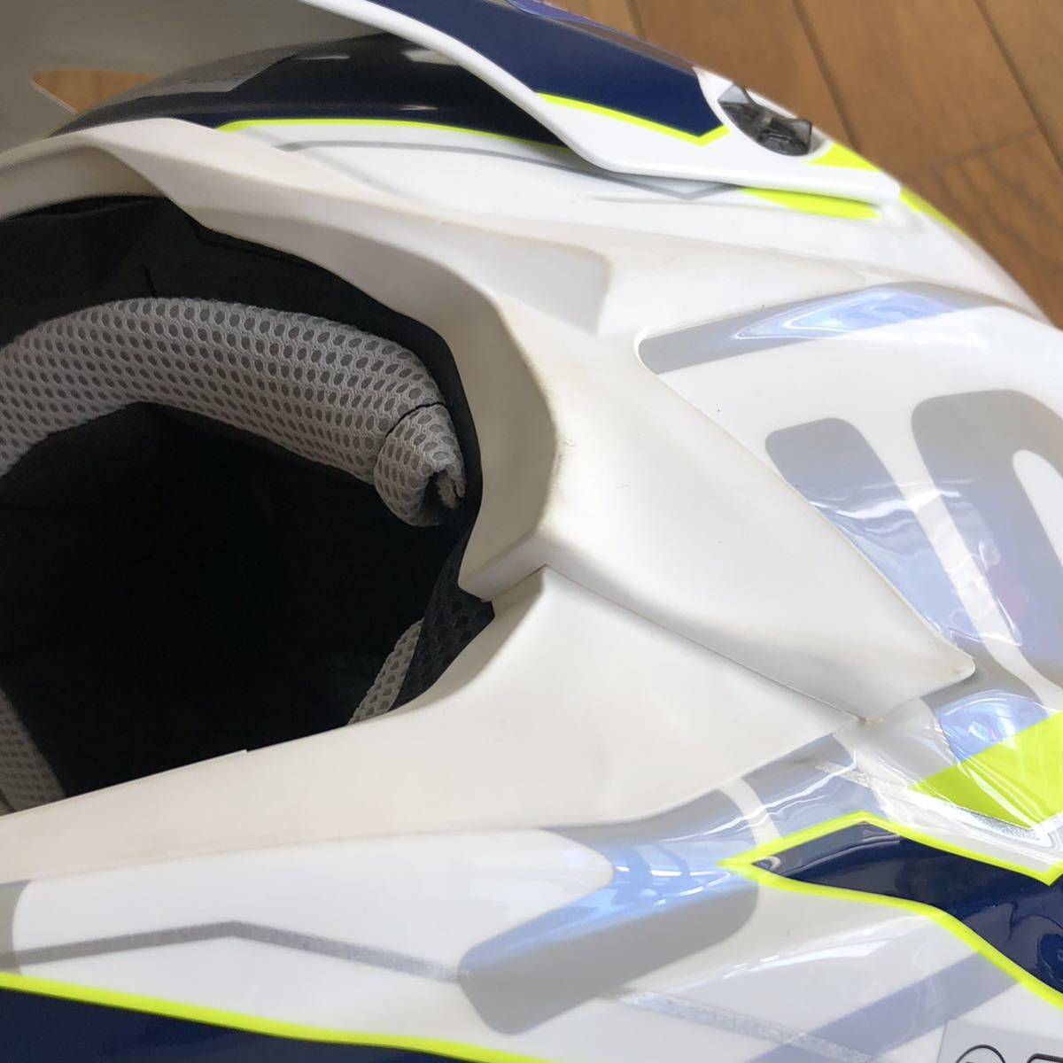 VFX-WR ALLEGIANT TC-3 BLUE／WHITE］ヘルメットSHOEI Lサイズ(Lサイズ