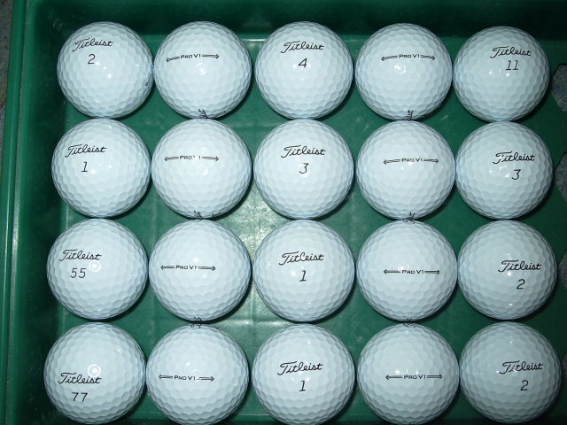 1．極上ロスト 最新 タイトリスト PRO V1 ホワイト 20個 タイトリスト