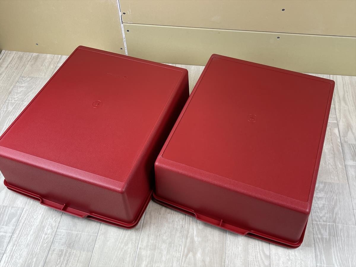 k248 未使用保管品◇Tupperware タッパーウェア スーパーケース 20L 2