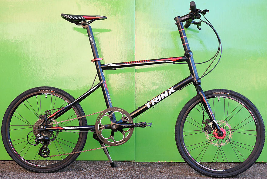 TRINX(タイヤ新品)ほぼ綺麗)MINI Z5)Shimano 8s)20インチ)CT41cm)Disc