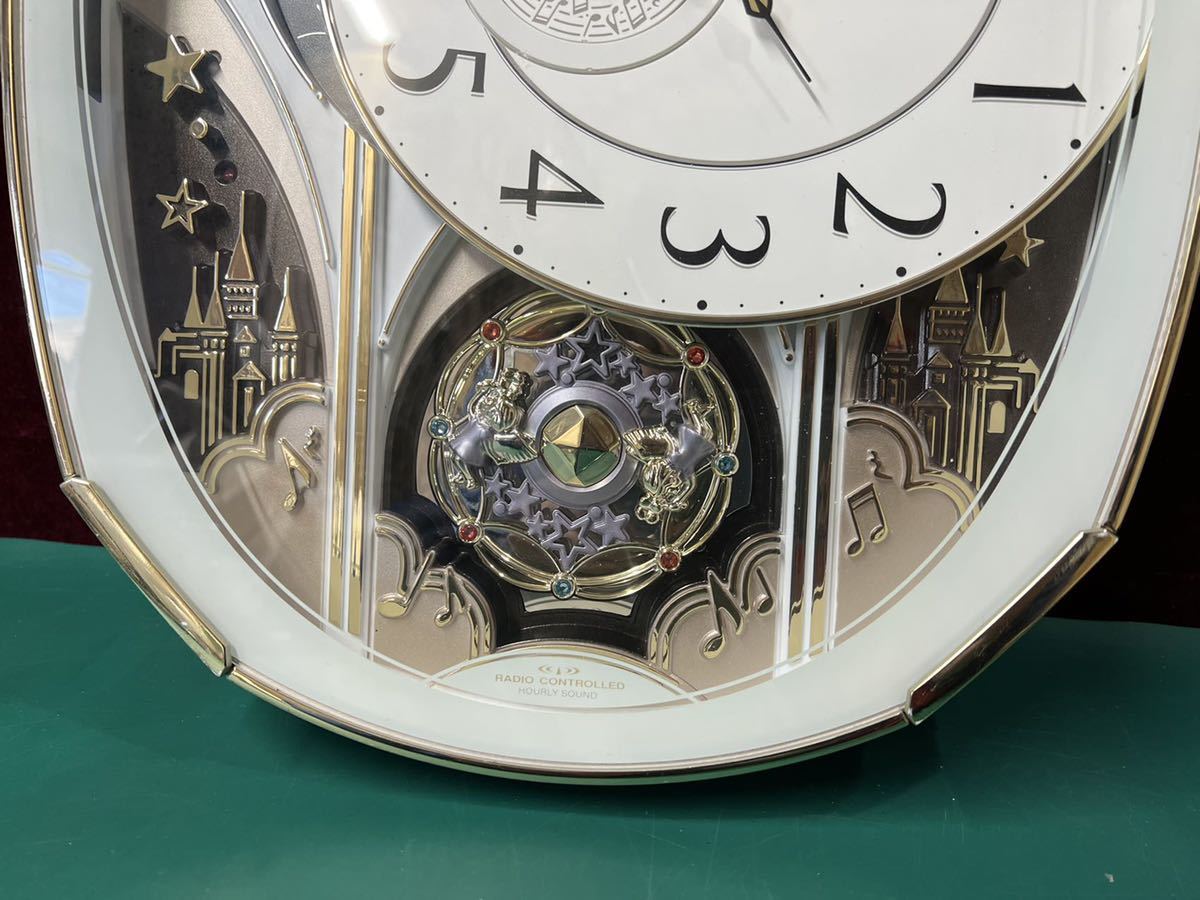 からくり時計　スモールワールドメゾン　ジャンク スモールワールド Small world 4MN513RH 掛け時計 からくり時計 電波
