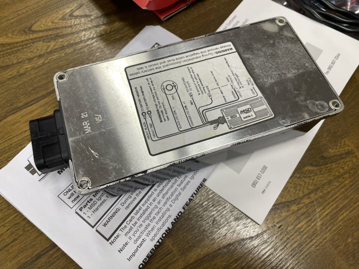 MSD 6A MSD6A 0 Box Ultra MSDイグニッション MSD6A PPN6201 中古品 旧