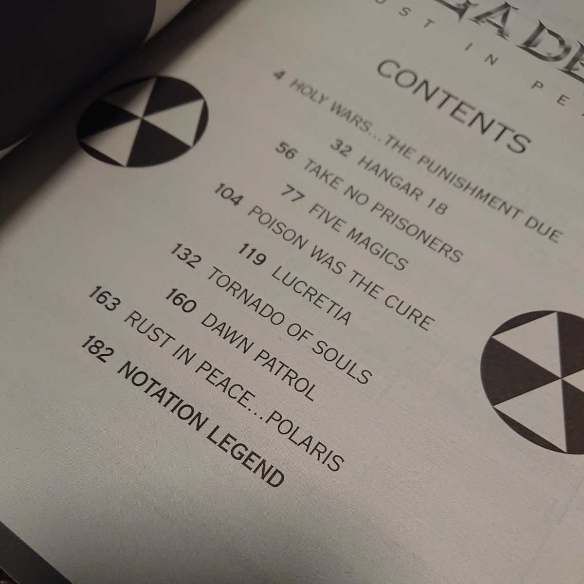 Rust Peace In - in IN メガデス Tracklist MEGADETH RUST PEACE 