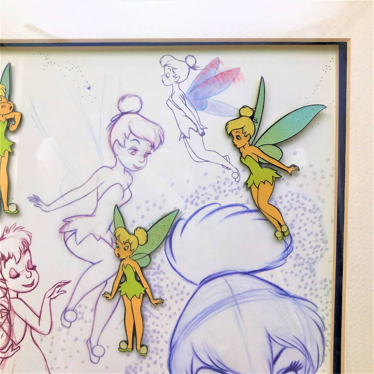 限定品★ピーターパン Peter Pan ティンカーベル 絵画 額縁 限定品 激レア☆ピーターパン Peter Pan ティンカーベル Tinker Bell