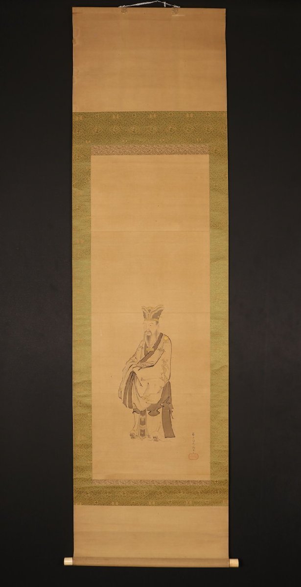 【模写】【一灯】nb4775〈無岳 道定〉唐人物図 聖人