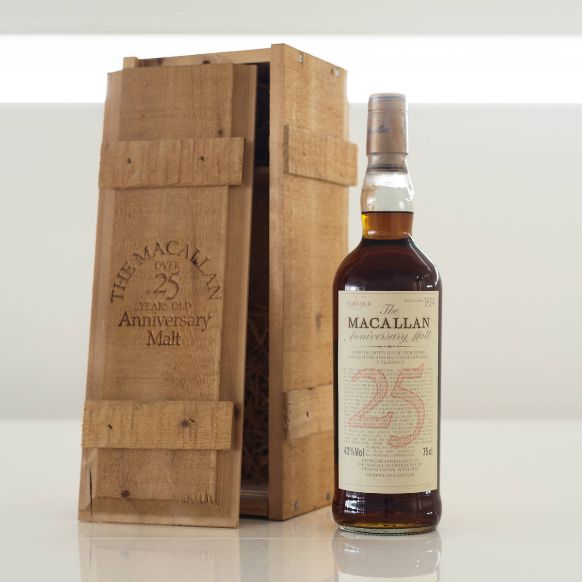 マッカラン25年アニバーサリーモルト蒸留年表記なし マッカラン25年