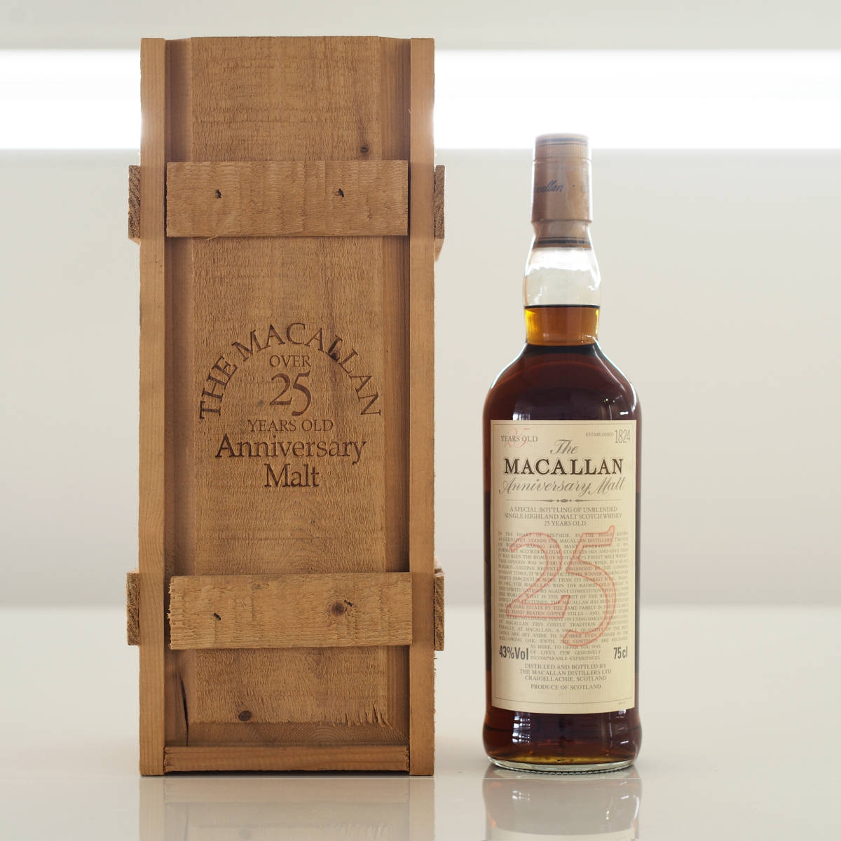 25年 マッカラン ザ・マッカラン 43% : MACALLAN シェリーオーク