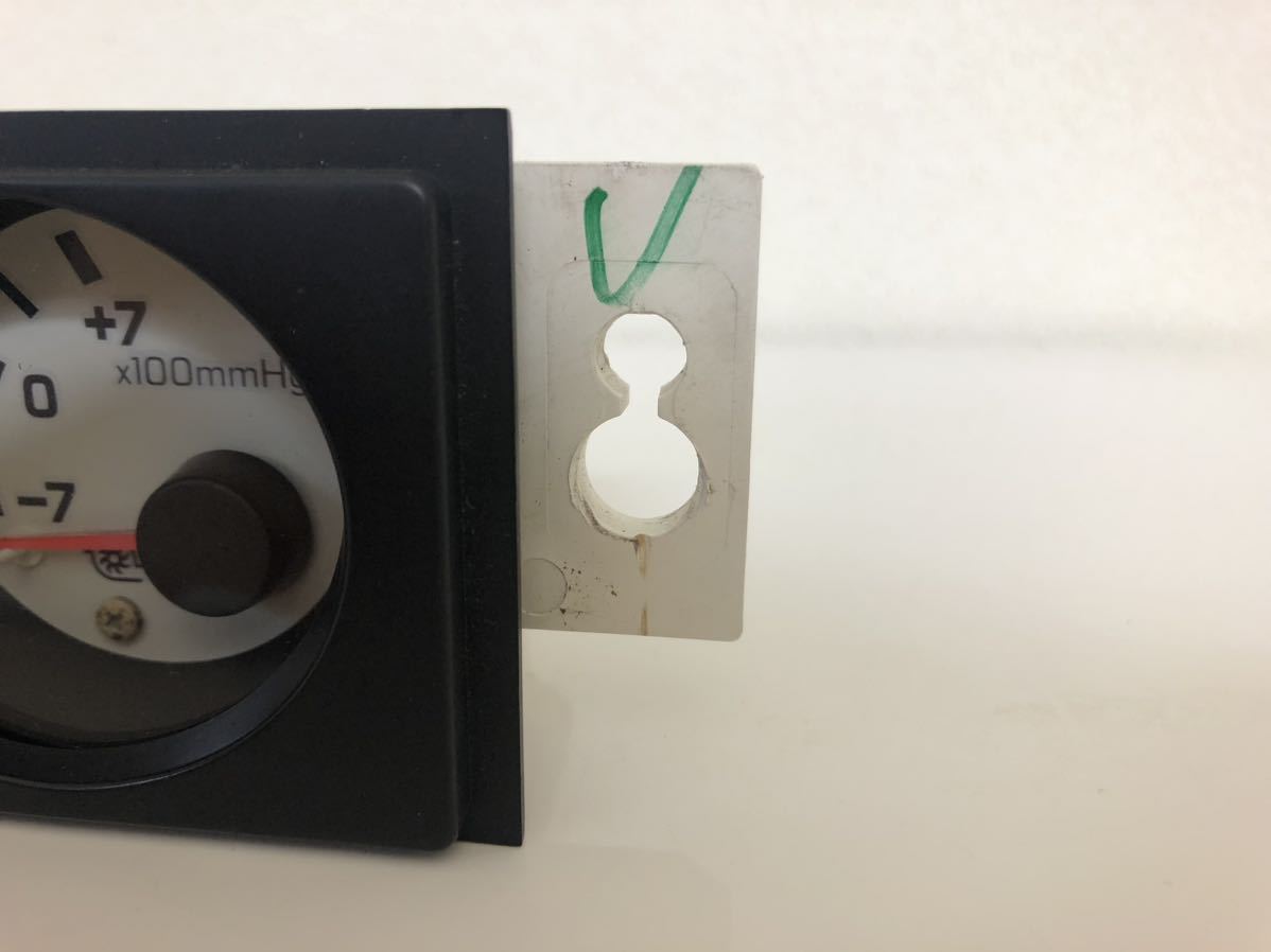 3連メーター S14 シルビア 純正 ホワイトメーター ブースト 油圧 電圧  