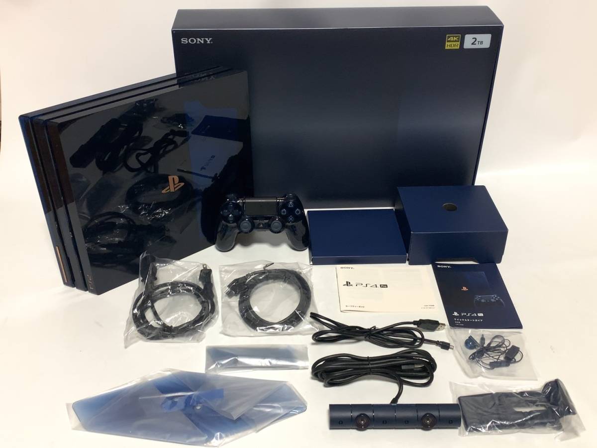 【正規品，限定SALE】 完品 SONY PlayStation 4 Pro 500 Million Limited Edition 2TB CUH-7100BA50 PS4 本体 プレステ4 ミリオン リミテッド(PS4本体)｜売買されたオークション情報、yahooの商品情報をアーカイブ公開 - オークファン PS4本体
