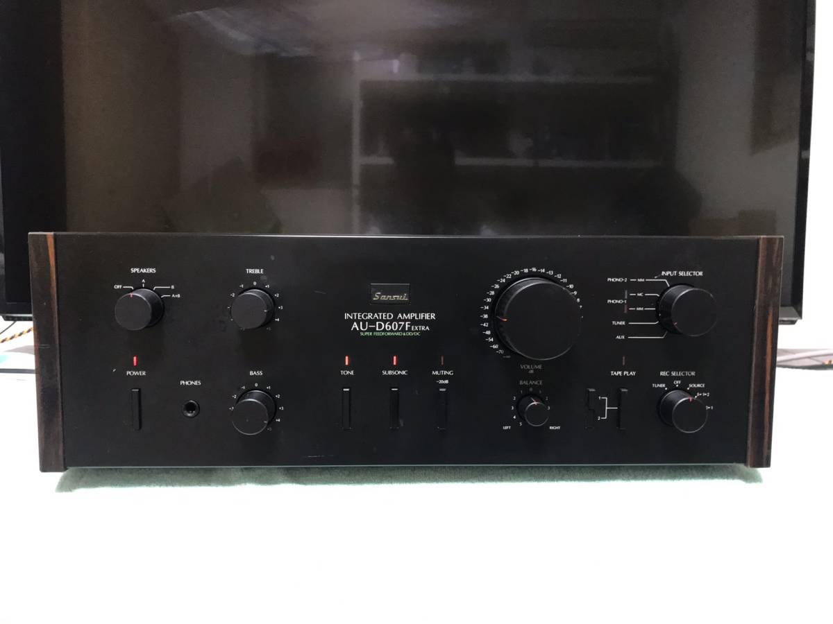SANSUI サンスイ AU-D607F EXTRA アンプ 通電OK 【中古動作品】 AU