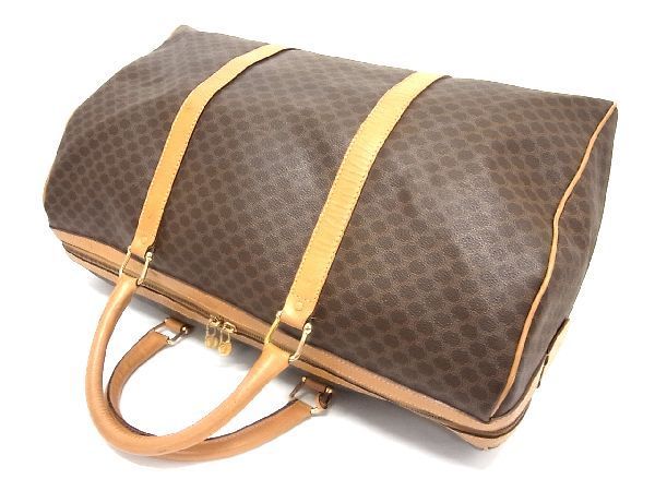 CELINE マカダム柄 ボストンバッグ 旅行鞄 CELINE ⁄ セリーヌ
