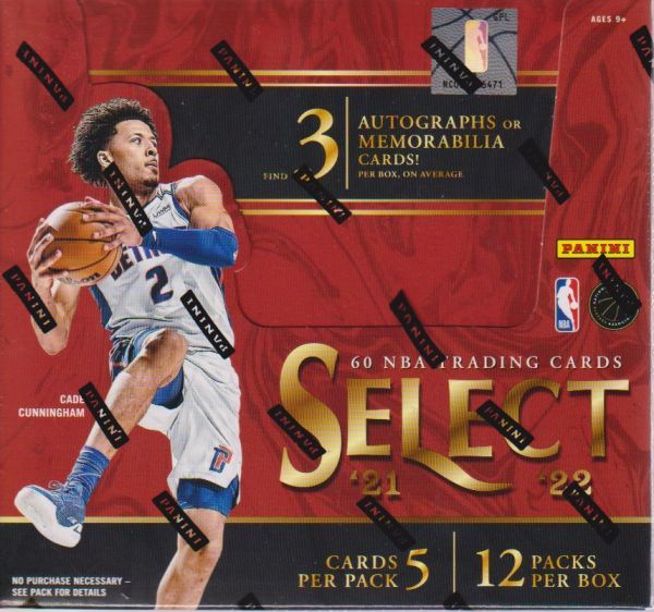 NBA 未開封BOX 2021-22 Panini Select Hobby Box