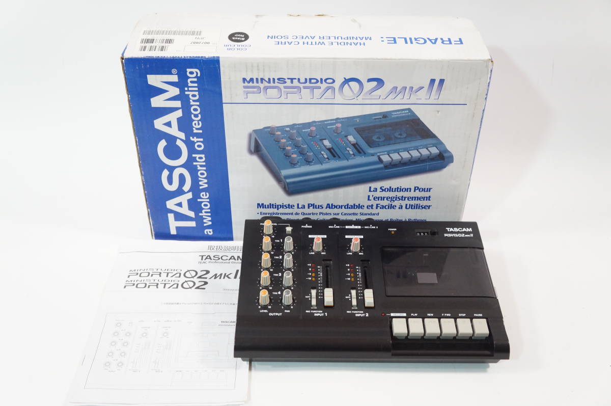 TASCAM MINISTUDIO PORTA02 マルチトラックレコーダー TASCAM PORTA 02