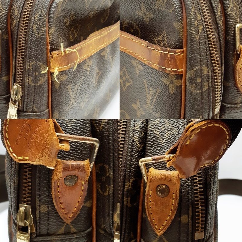 ジャンク扱い) LOUIS VUITTON ルイ ヴィトン モノグラム リポーターPM