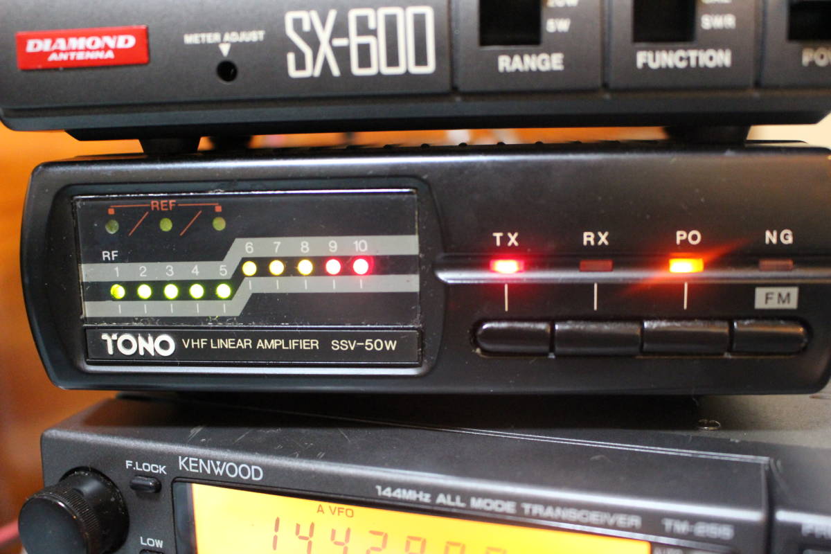 TONO VHF リニアアンプ SSV-50w TONO リニアアンプ - 50Wリニア